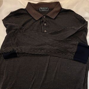 Vintage Burberry’s long sleeve polo